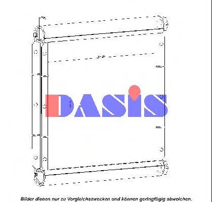 AKS DASIS 136004N масляний радіатор, моторне масло