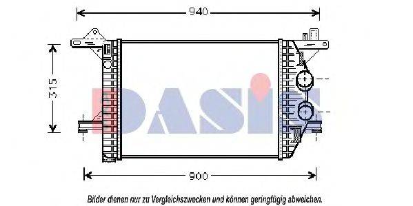 AKS DASIS 137350N Інтеркулер