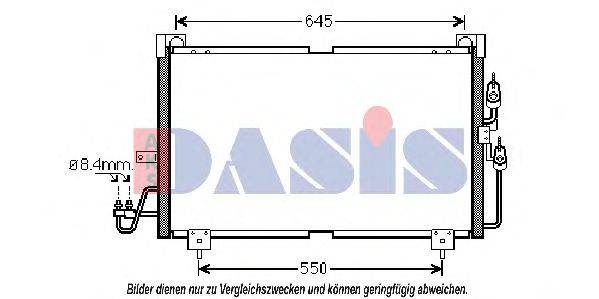 AKS DASIS 142028N Конденсатор, кондиціонер