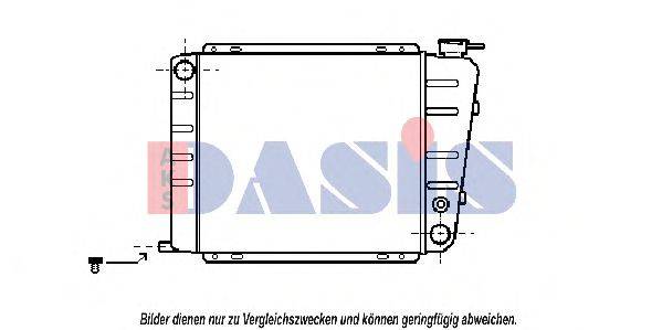 AKS DASIS 160160N Радіатор, охолодження двигуна