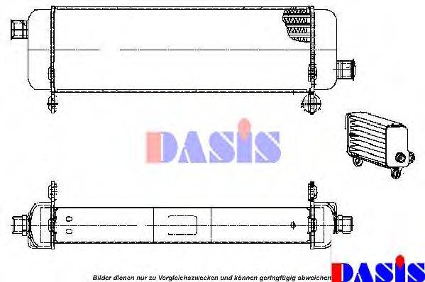 AKS DASIS 186000N масляний радіатор, моторне масло
