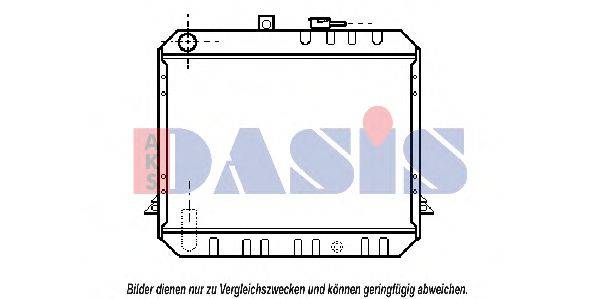 AKS DASIS 210520N Радіатор, охолодження двигуна