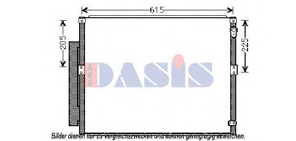 AKS DASIS 212073N Конденсатор, кондиціонер
