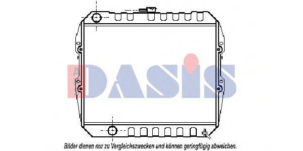 AKS DASIS 213060N Радіатор, охолодження двигуна
