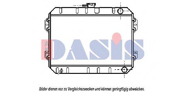 AKS DASIS 213070N Радіатор, охолодження двигуна
