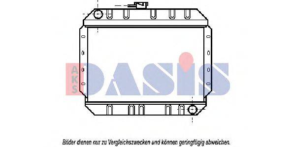 AKS DASIS 250140N Радіатор, охолодження двигуна