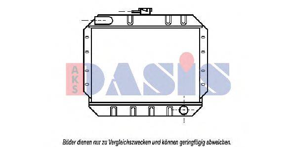 AKS DASIS 250180N Радіатор, охолодження двигуна