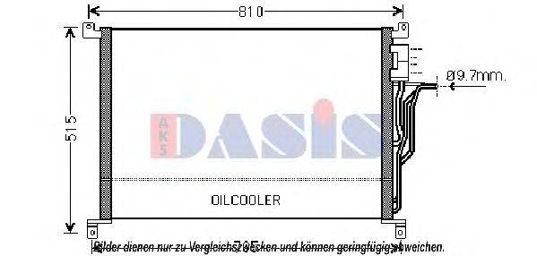 AKS DASIS 482021N Конденсатор, кондиціонер