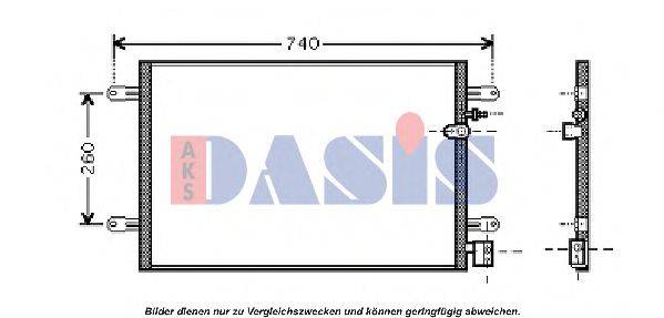 AKS DASIS 482301N Конденсатор, кондиціонер