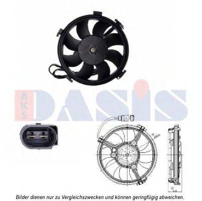 AKS DASIS 048114N Вентилятор, охолодження двигуна