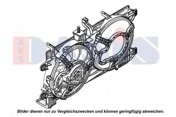 AKS DASIS 088157N Вентилятор, охолодження двигуна