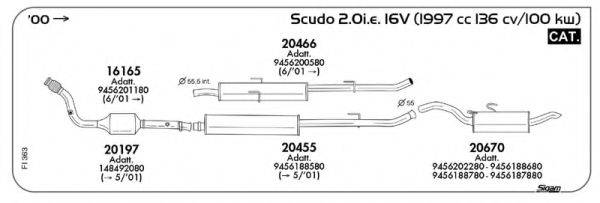 Система випуску ОГ AKS DASIS SGFI363 Система випуску ОГ AKS DASIS SGFI363