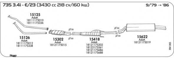 Система випуску ОГ AKS DASIS SGBM065 Система випуску ОГ AKS DASIS SGBM065