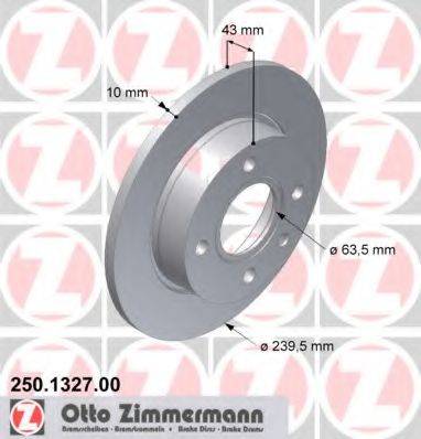 ZIMMERMANN 250132700 гальмівний диск