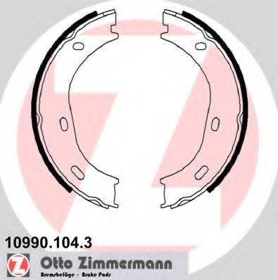 ZIMMERMANN 109901043 Комплект гальмівних колодок, стоянкова гальмівна система