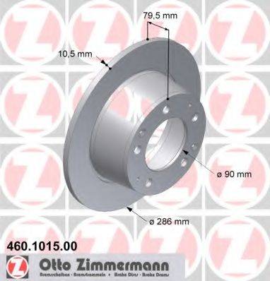 ZIMMERMANN 460101500 гальмівний диск
