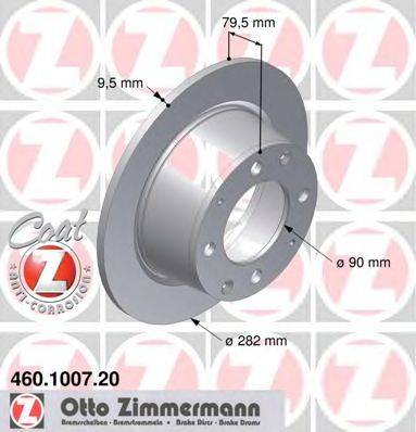 ZIMMERMANN 460100720 гальмівний диск