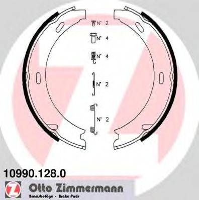 ZIMMERMANN 109901280 Комплект гальмівних колодок, стоянкова гальмівна система