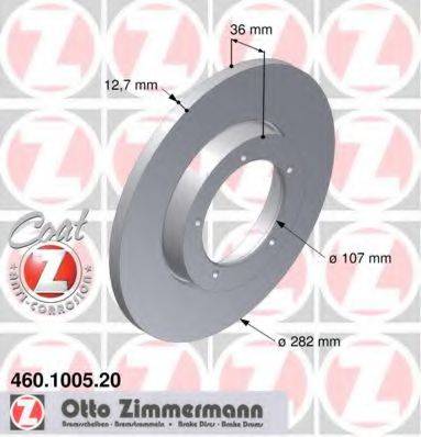 ZIMMERMANN 460100520 гальмівний диск
