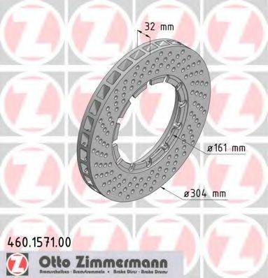 ZIMMERMANN 460157100 гальмівний диск