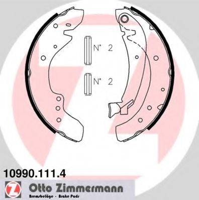 ZIMMERMANN 109901114 Комплект гальмівних колодок