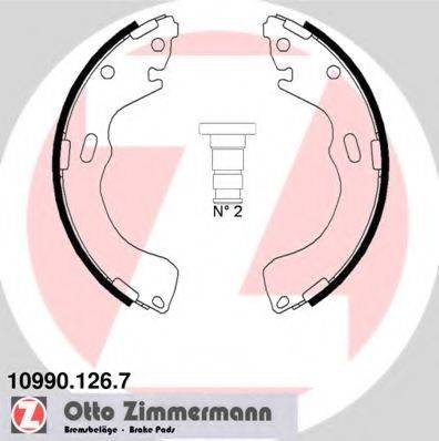ZIMMERMANN 109901267 Комплект гальмівних колодок