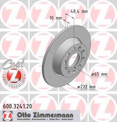 ZIMMERMANN 600324120 гальмівний диск