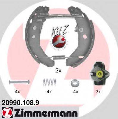 ZIMMERMANN 209901089 Комплект гальмівних колодок