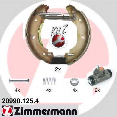 ZIMMERMANN 209901254 Комплект гальмівних колодок
