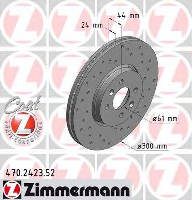 ZIMMERMANN 470242352 гальмівний диск