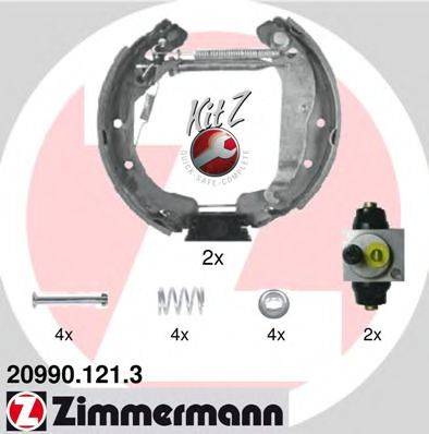 ZIMMERMANN 209901213 Комплект гальмівних колодок