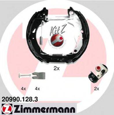 ZIMMERMANN 209901283 Комплект гальмівних колодок