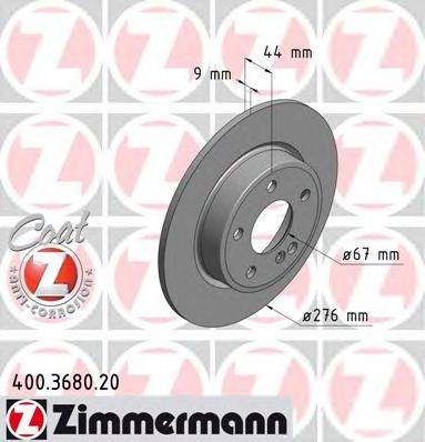 ZIMMERMANN 400368020 гальмівний диск