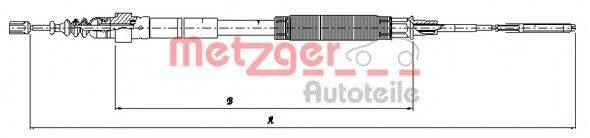 METZGER 107481 Трос, стоянкова гальмівна система