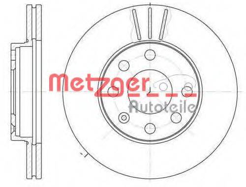 METZGER 606110 гальмівний диск