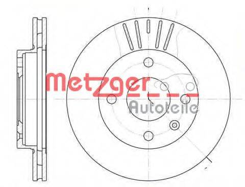 METZGER 609610 гальмівний диск