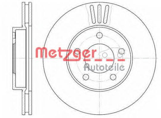 METZGER 6102010 гальмівний диск