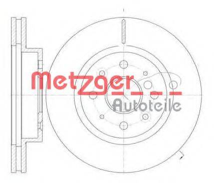 METZGER 6110310 гальмівний диск