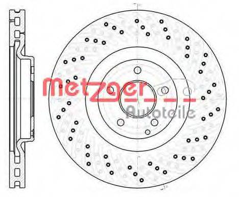 METZGER 6112410 гальмівний диск