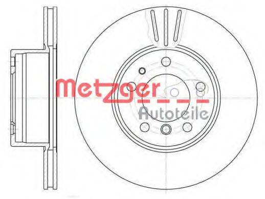 METZGER 634810 гальмівний диск