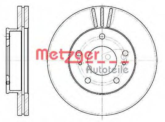 METZGER 644410 гальмівний диск