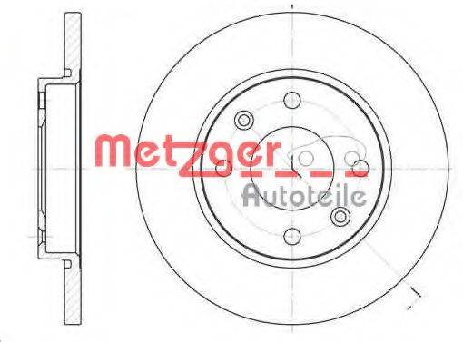 METZGER 653500 гальмівний диск
