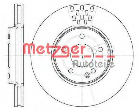 METZGER 655610 гальмівний диск