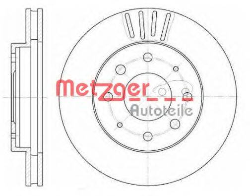 METZGER 662510 гальмівний диск