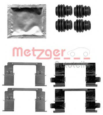 METZGER 1091840 Комплектуючі, колодки дискового гальма