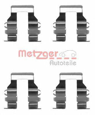 METZGER 1091199 Комплектуючі, колодки дискового гальма