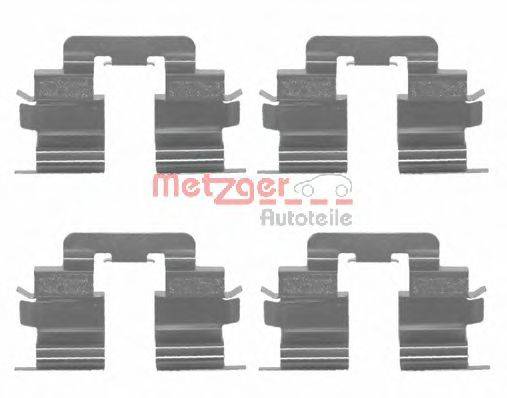METZGER 1091215 Комплектуючі, колодки дискового гальма