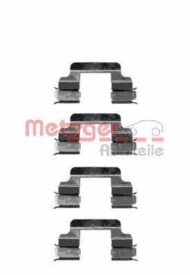 METZGER 1091230 Комплектуючі, колодки дискового гальма