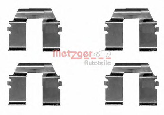 METZGER 1091232 Комплектуючі, колодки дискового гальма