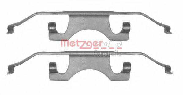 METZGER 1091241 Комплектуючі, колодки дискового гальма